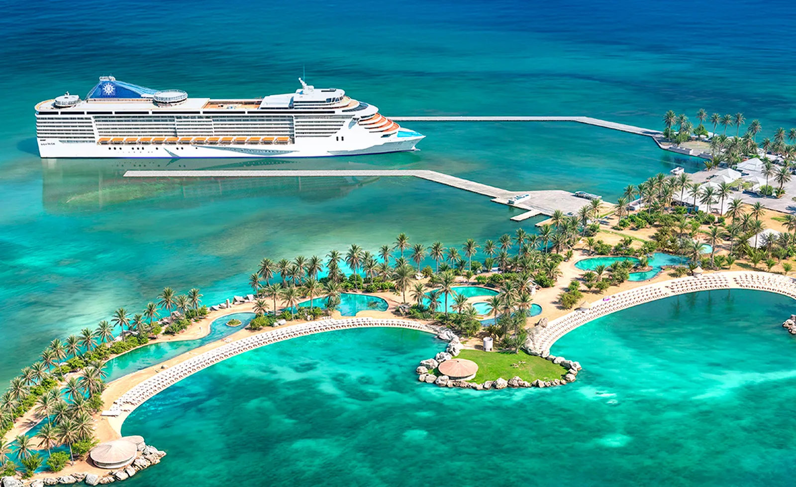 Olo Caye's Dual Piers rendering